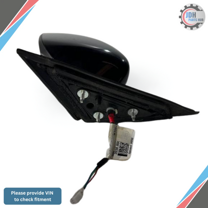 2007–2012 Nissan Altima Sedan Left Driver Side View Door Mirror black OEM — view 3