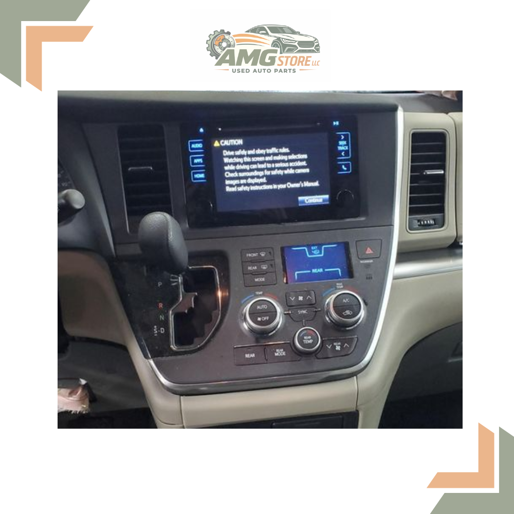 2015 Toyota Sienna AM-FM-CD Radio Receiver P10982 — view 2