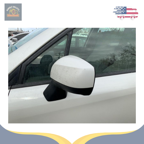 2014–2016 Subaru Forester Left Driver Side View Door Mirror Assembly LH White — view 1