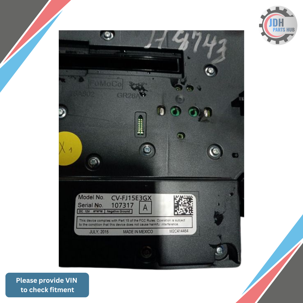 2016–2017 Ford Explorer A/C AC Hester Temperature Control Panel OEM — view 4