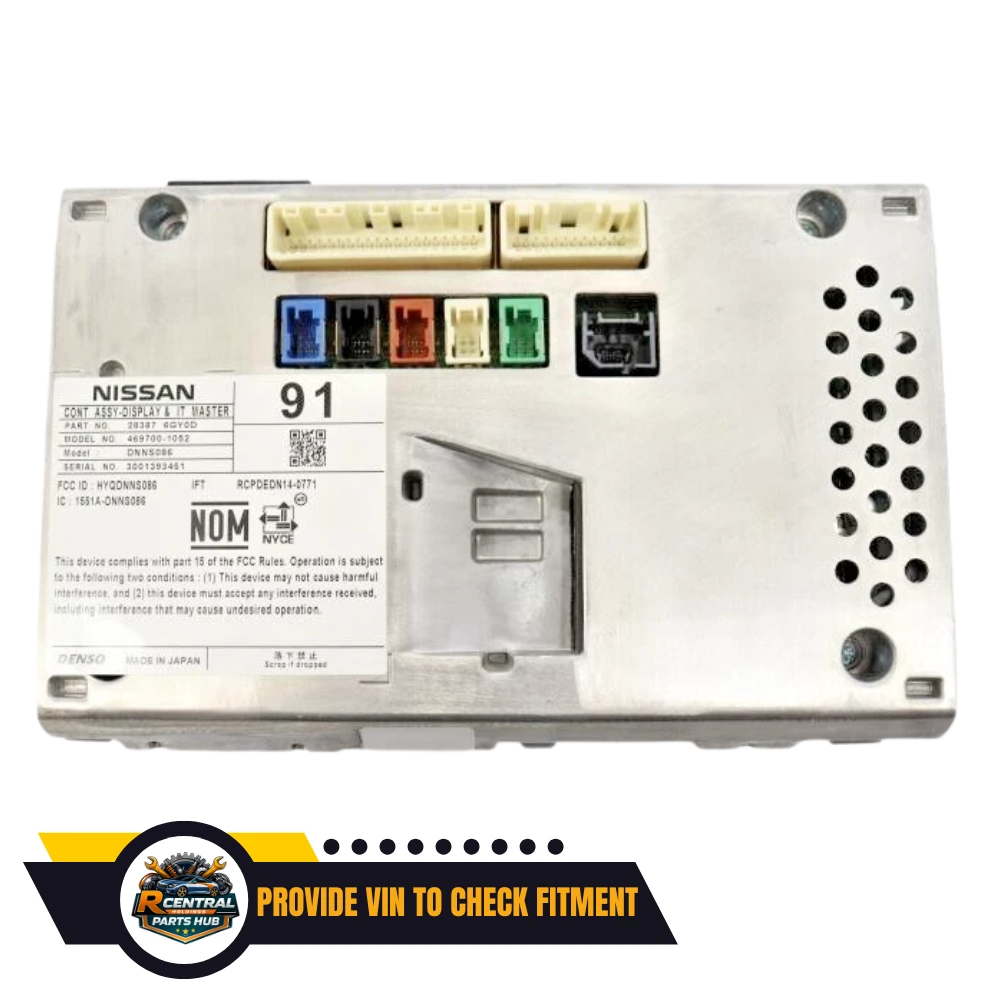 2019–2020 Nissan Pathfinder Armada QX60 Touch Screen NAVIGATION Radio DISP OEM — view 3