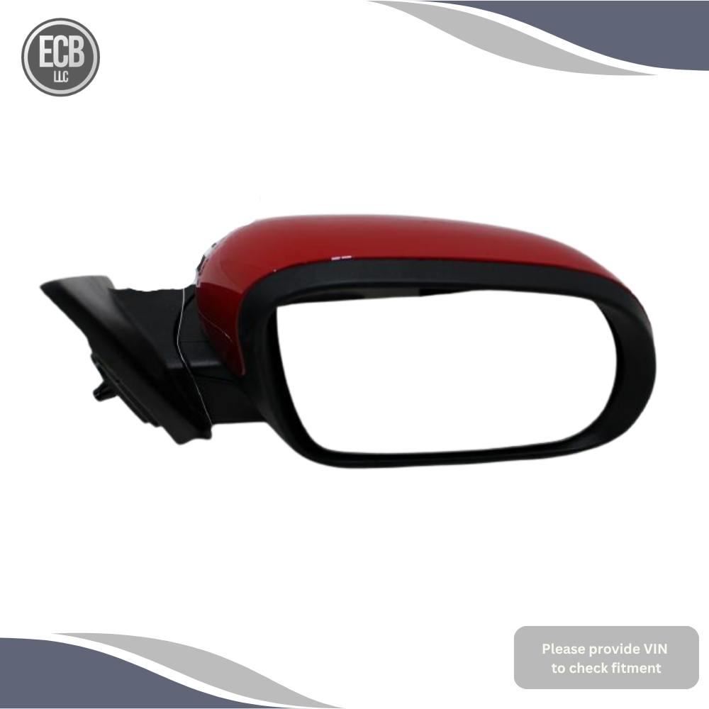2020–2023 Kia Soul Right Passenger Side Mirror Assembly OEM Red — view 1