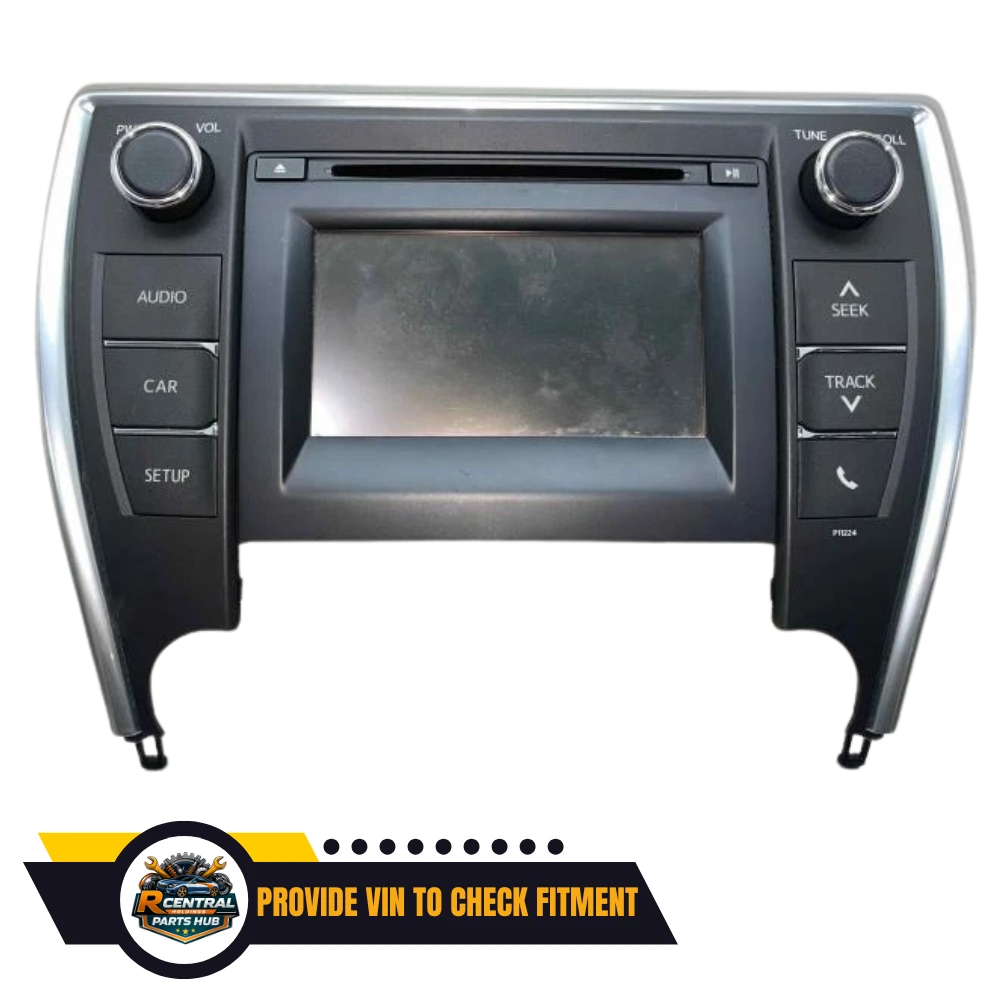 2015–2017 Toyota Camry Radio Touch Screen Display & Receiver P11224 15 16 17 OEM — view 1