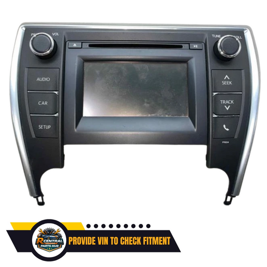2015–2017 Toyota Camry Radio Touch Screen Display & Receiver P11224 15 16 17 OEM — view 1