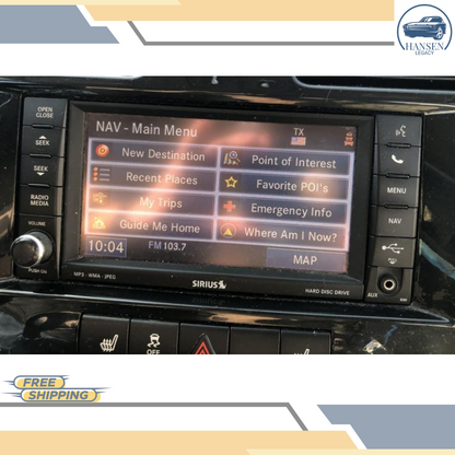 2013 Chrysler 200 AM-FM-CD-DVD-H<wbr/>DD Navigation UConnect Radio RHR OEM — view 3