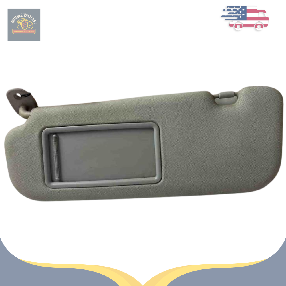 2014–2016 Hyundai Elantra Driver LH Interior Sun Visor with Mirror Gray OEM — view 2