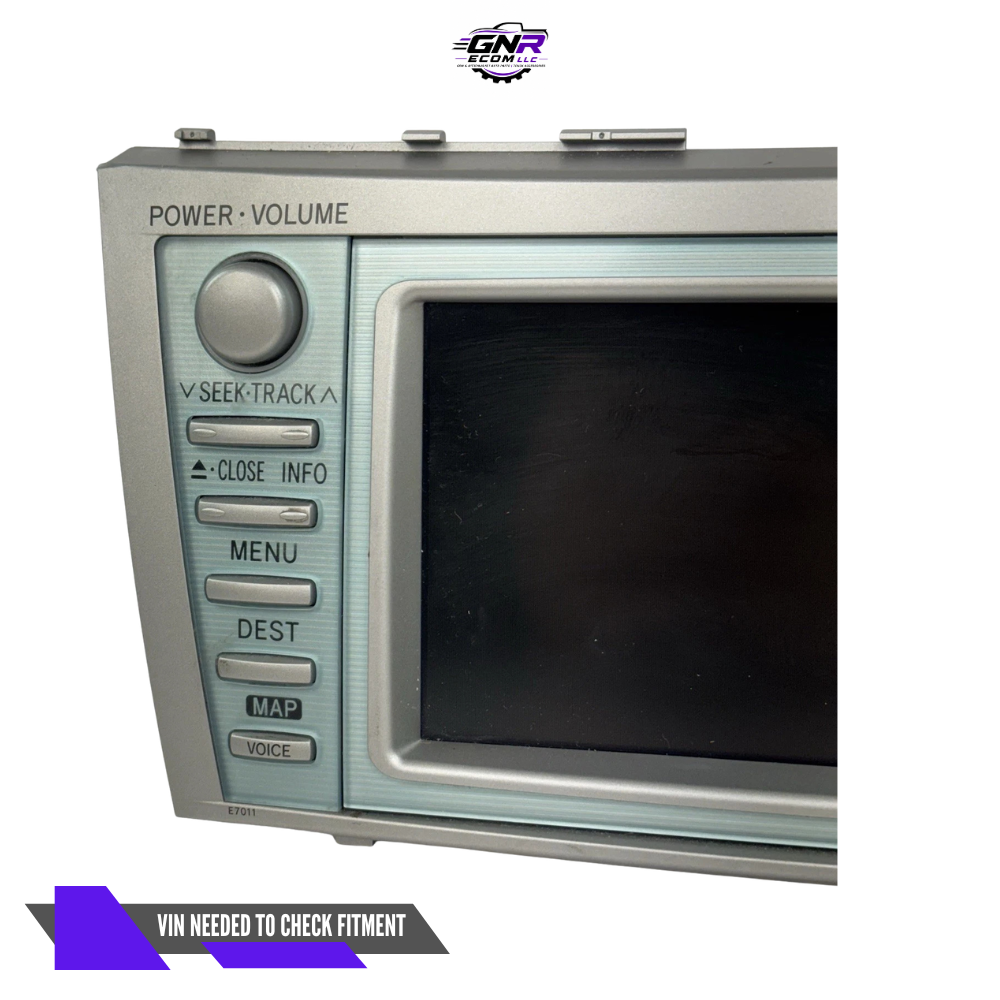 2007–2009 Toyota Camry JBL Radio Cd GPS Navigation Screen E7011 86120-06460 — view 2