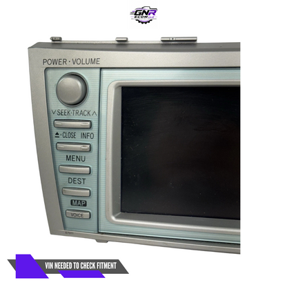 2007–2009 Toyota Camry JBL Radio Cd GPS Navigation Screen E7011 86120-06460 — view 2