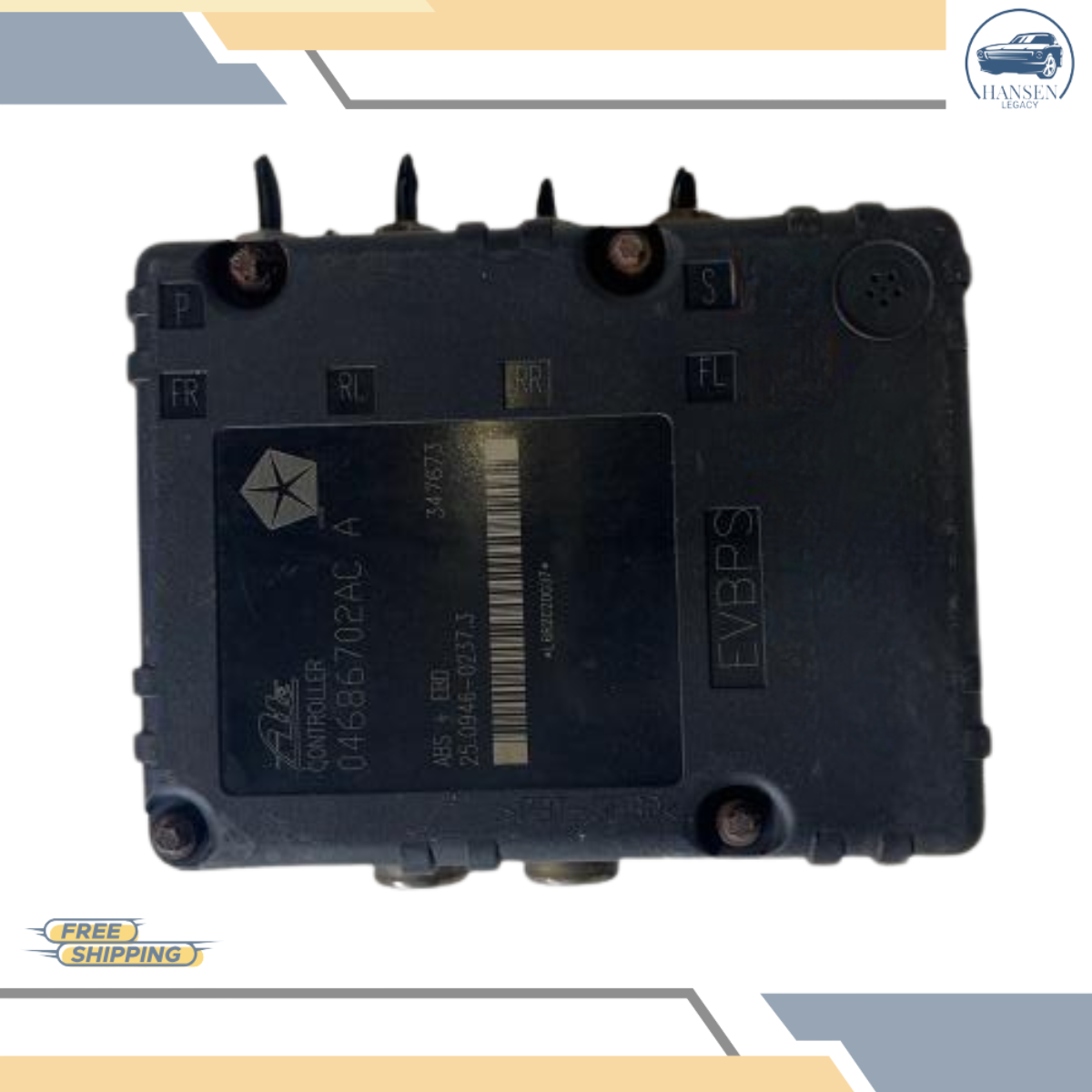 2001–2002 Dodge Caravan ABS Anti Lock Brake Actuator Pump 01 02 — view 4