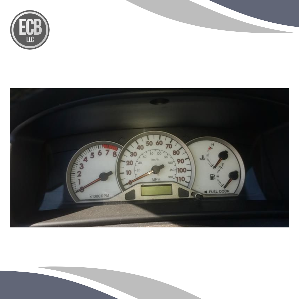 2004–2007 Toyota Corolla Instrument Cluster Speedometer MPH OEM — view 2