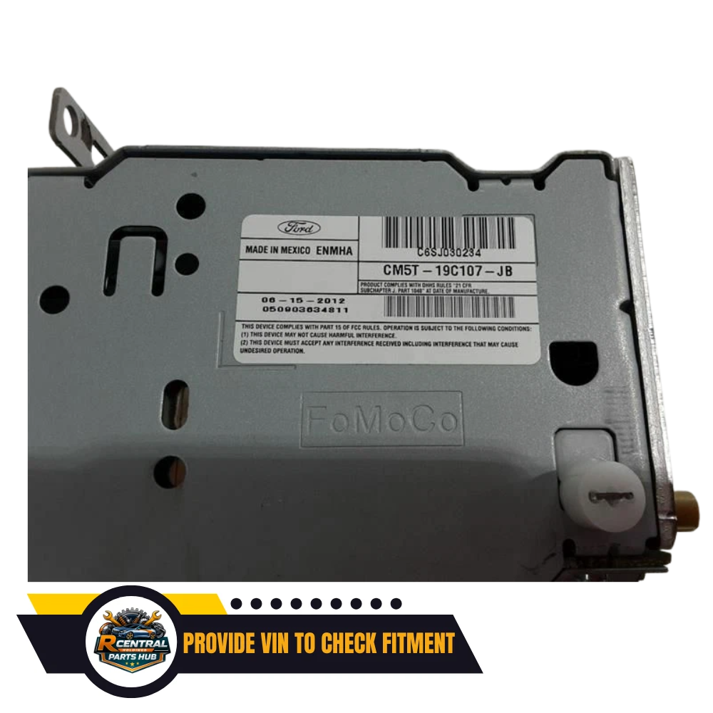 2012–2015 Ford Focus Hd Radio Receiver Satellite AM FM CD MP3 with Sync OEM — view 2
