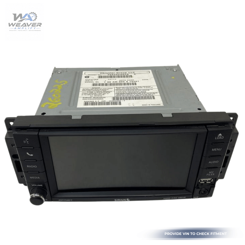 2013–2019 Dodge Caravan AM FM CD Navigation Radio Player Display Screen OEM RHB — view 1