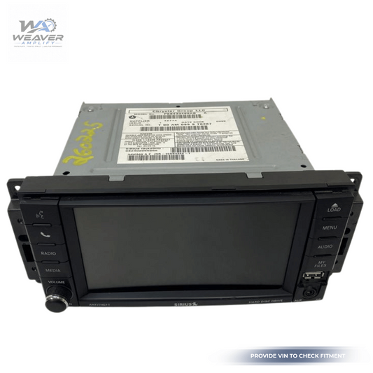 2013–2019 Dodge Caravan AM FM CD Navigation Radio Player Display Screen OEM RHB — view 1