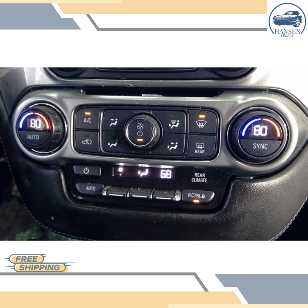 2017–2020 Chevrolet Tahoe A/C AC Auto Heater Temperature Control 84164477 — view 1
