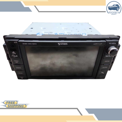 2013–2017 Jeep Compass AM FM Radio Receiver Navigation With Display Screen OEM — view 1