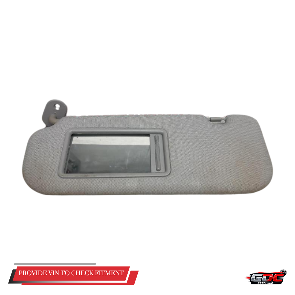 2014–2016 Hyundai Elantra Driver LH Interior Sun Visor with Mirror Gray OEM — view 2