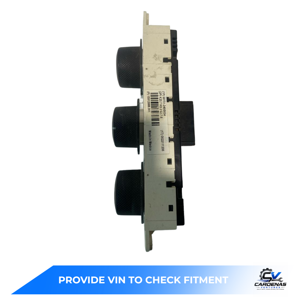 2006–2008 Hummer H3 Manual Climate AC Heater Temperature Control OEM — view 2
