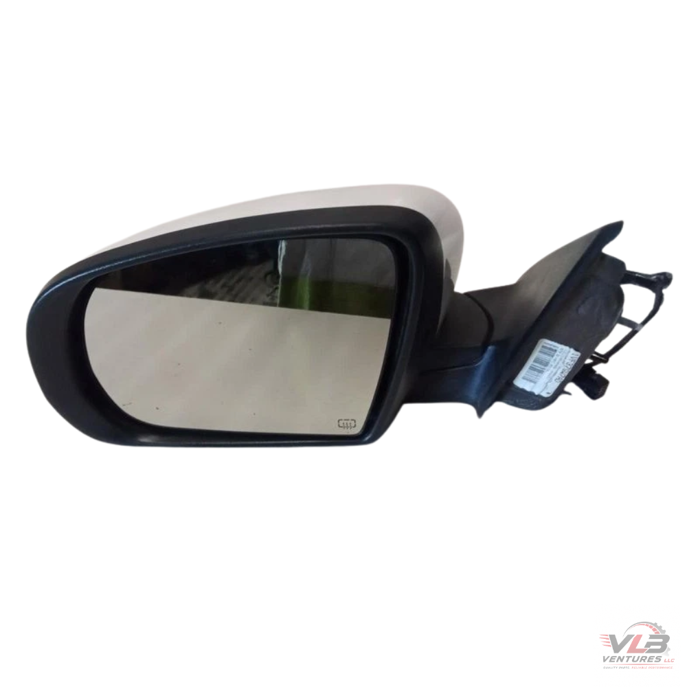 2017–2021 Jeep Cherokee Left Driver Side View Door Mirror Heated White OEM — view 3