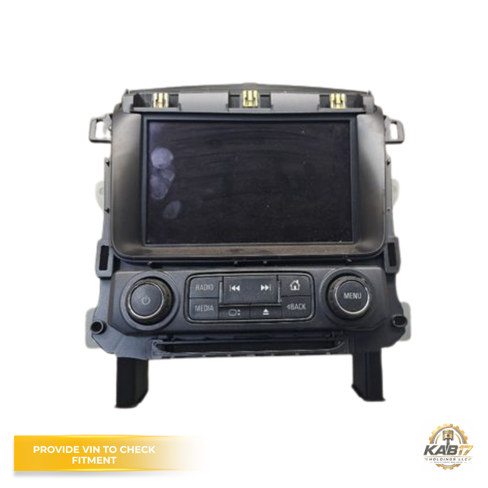 2017–2020 Chevrolet Tahoe Radio Control Panel With Display Screen OEM — view 1