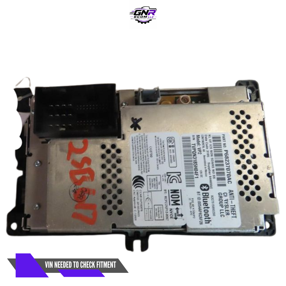 2016 Jeep Cherokee Display Screen Bluetooth Radio Receiver OEM — view 2