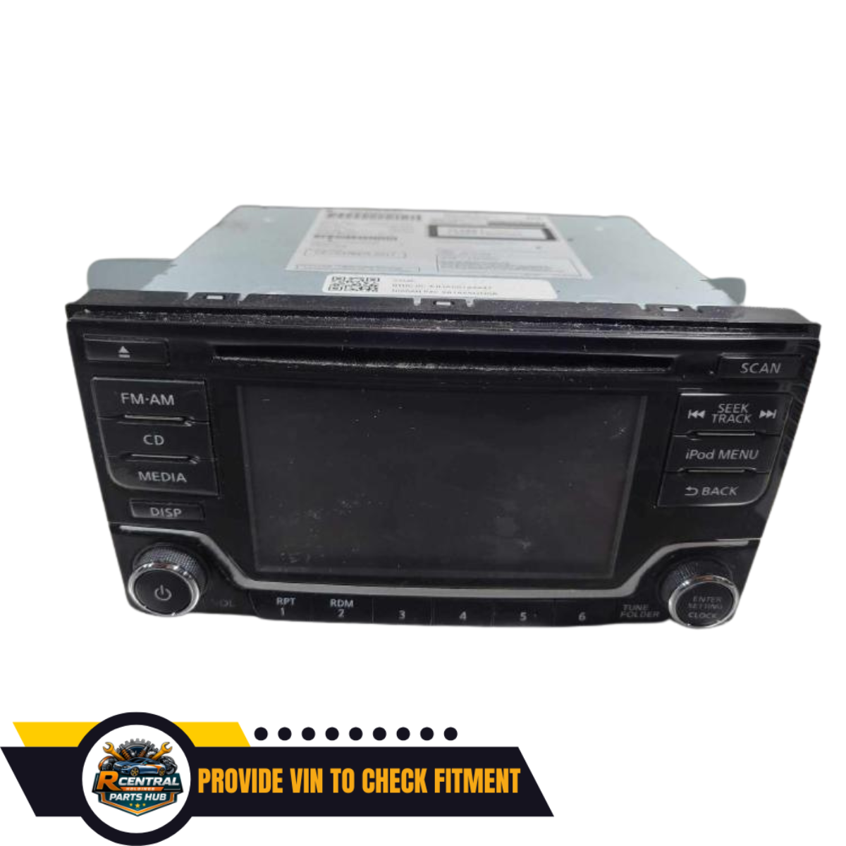 2017–2019 Nissan Sentra Radio Receiver Display Screen AM/FM/CD Player OEM — view 4
