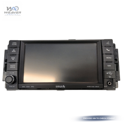 2013–2014 Dodge Challenger AM-FM-CD-DVD-H<wbr/>DD Navigation UConnect Radio RHR OEM — view 1