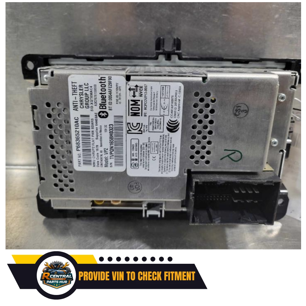 2018–2020 Dodge Ram 1500 AM FM Satellite Radio Display Receiver 5.0 Screen OEM — view 2