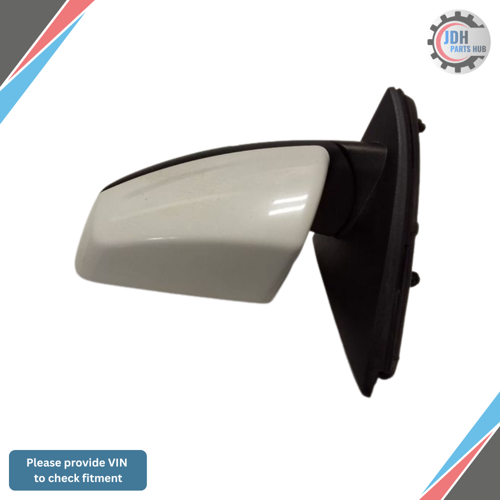 2017–2019 GMC Acadia Left Driver Side View Door Mirror Power Option DR5 White — view 1