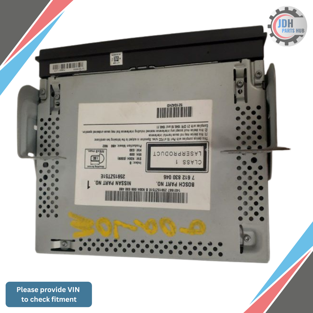 2011 Nissan Juke Radio Receiver Navigation with Display OEM — view 3