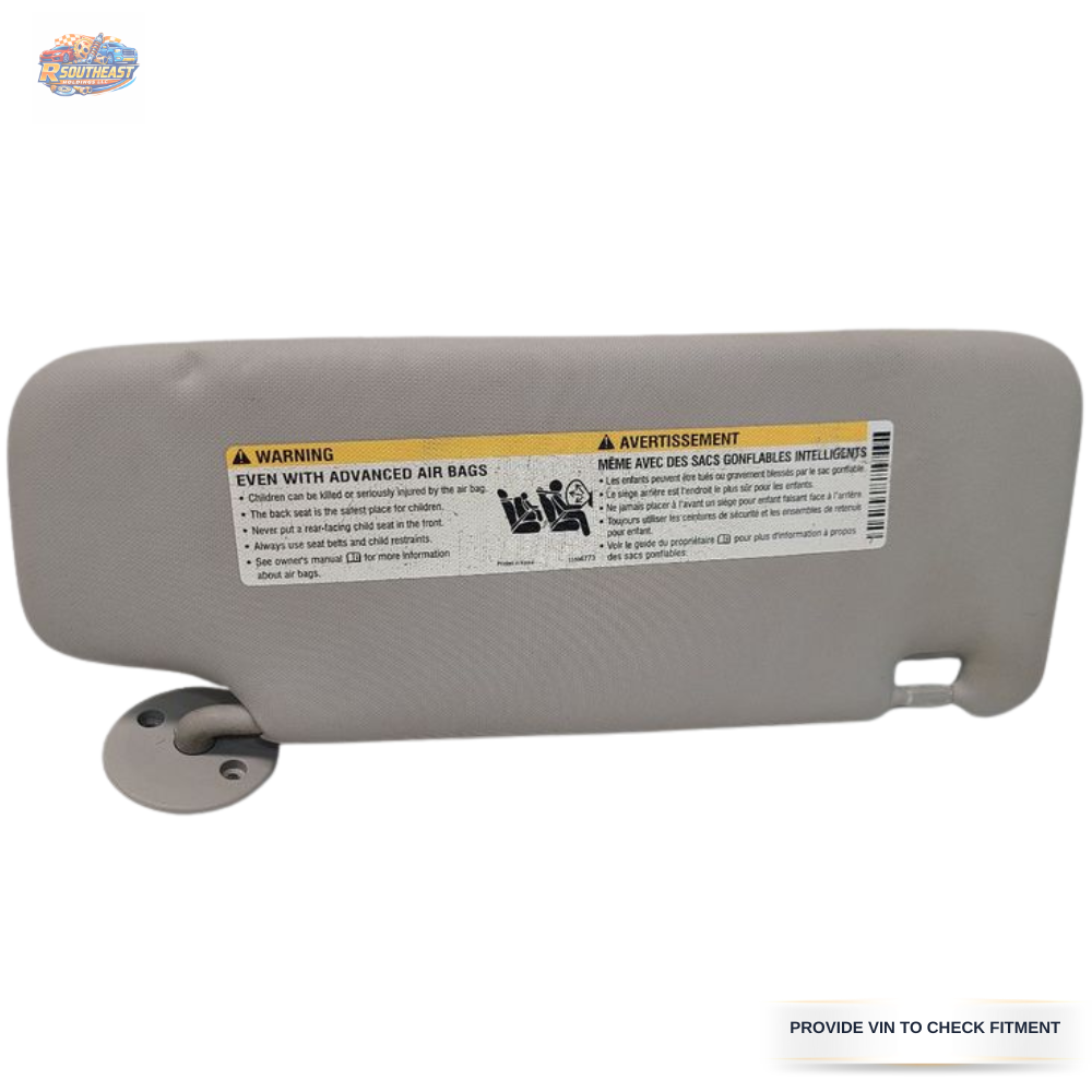 2012–2020 Chevrolet Sonic LH Driver Sunvisor Sun Visor with Mirror OEM — view 1
