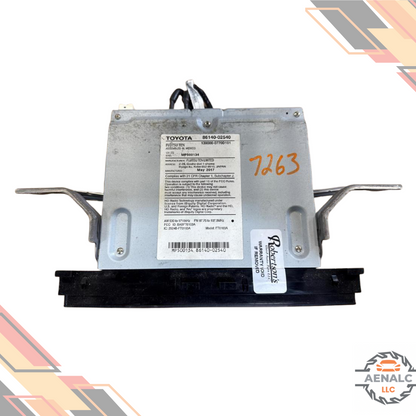 2017–2019 Toyota Corolla Radio Display Receiver 100638 OEM — view 2