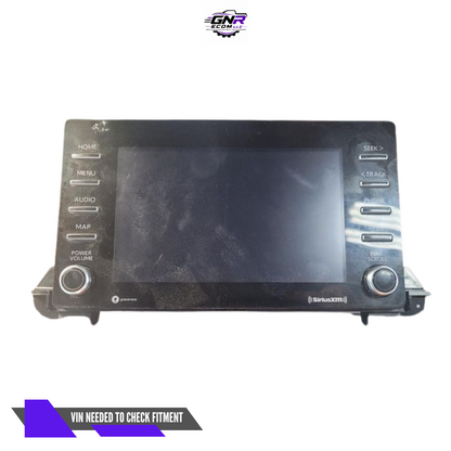 2021–2023 Toyota Camry Radio Receiver with Navigation with Display OEM — view 1