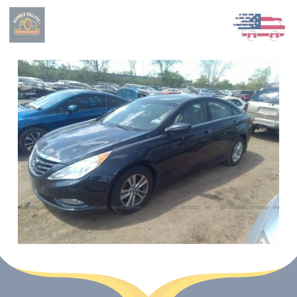2011–2014 Hyundai Sonata Right Passenger Side View Door Mirror Assembly RH Blue — view 1