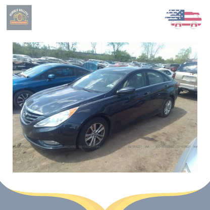 2011–2014 Hyundai Sonata Right Passenger Side View Door Mirror Assembly RH Blue — view 1