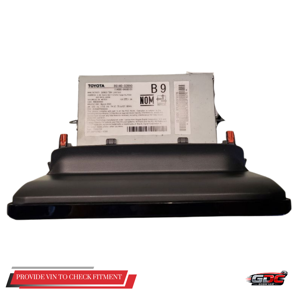2023–2025 Toyota Corolla Sedan Radio Display & Receiver OEM — view 2