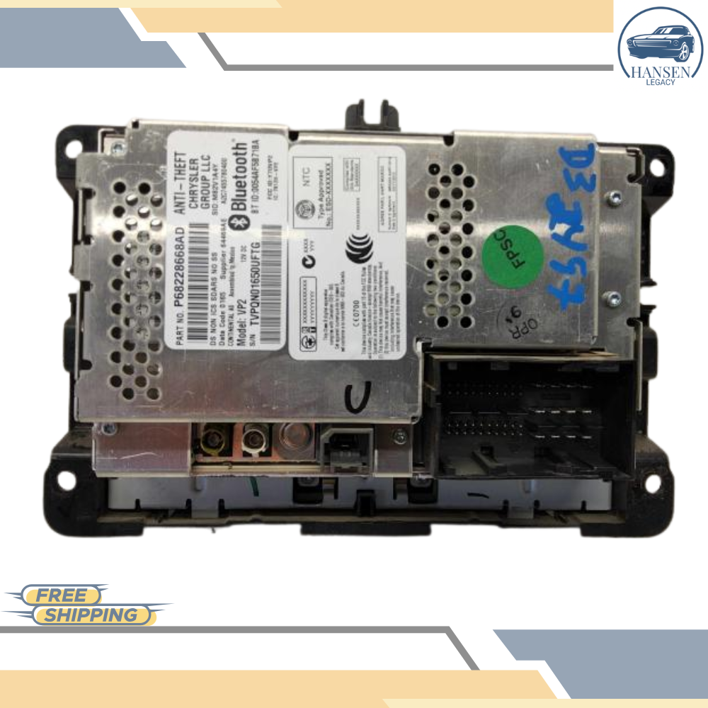 2015 Dodge Ram 1500 2500 5" Radio Receiver Head Unit with Satellite OEM — view 2