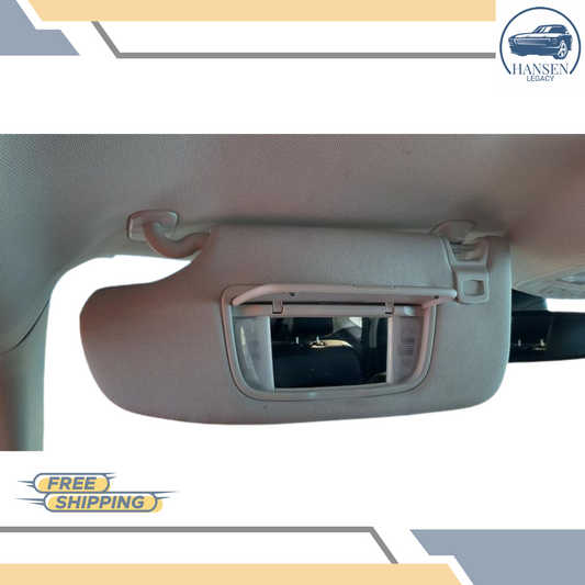 2015–2023 Ford Edge Left Driver Side Sun Visor with Garage Door Opener Gray — view 1