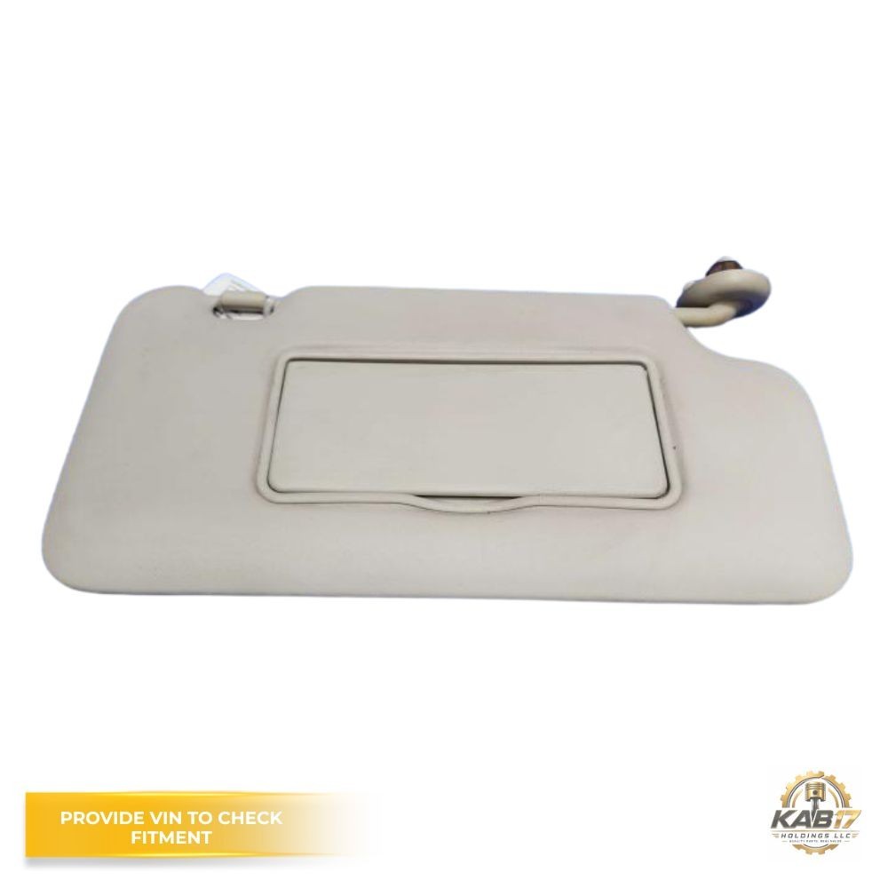 2015–2020 Honda Fit Right Sunvisor Passenger Side RH Sun Visor Gray OEM — view 4