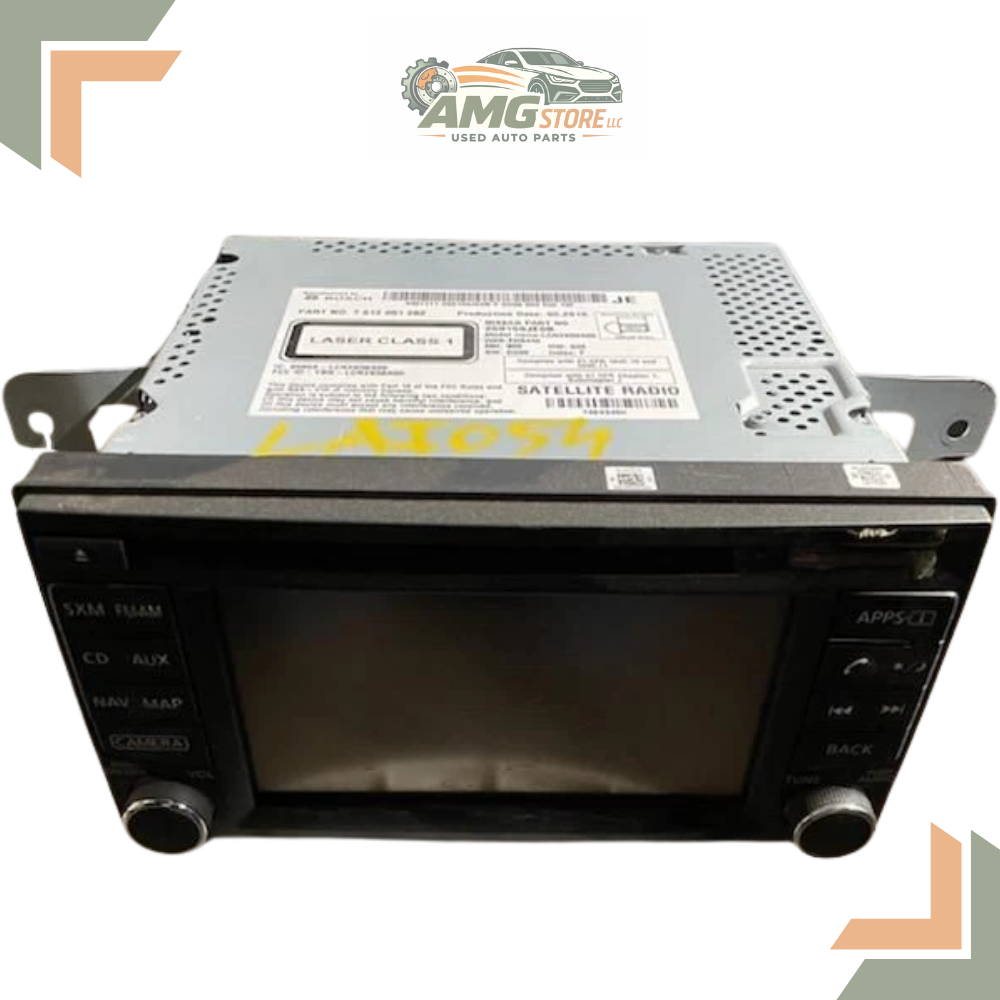 2015 Nissan Sentra CD Player Radio Receiver Navigation With Display Screen OEM — view 1