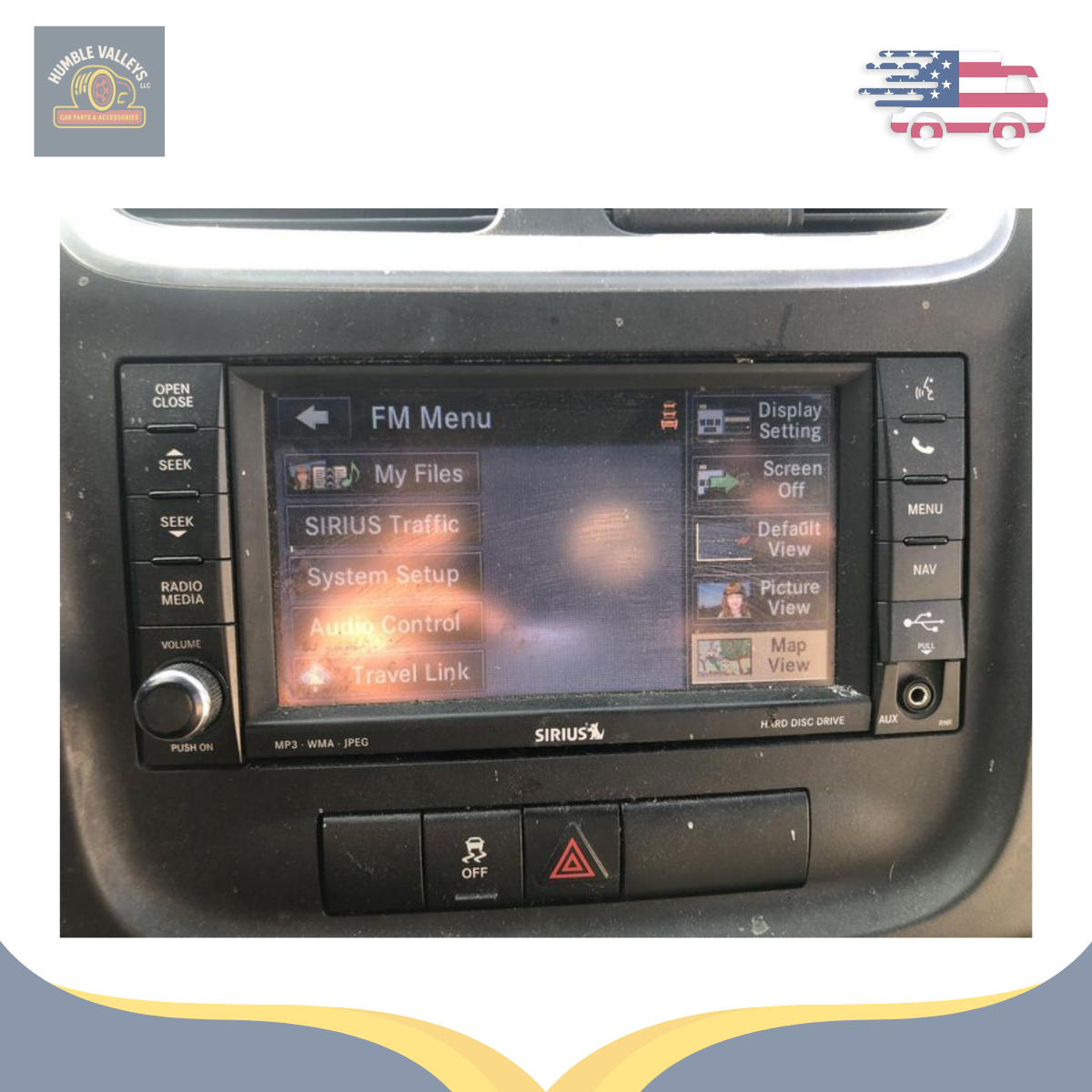 2013 Dodge Avenger AM-FM-CD-DVD-H<wbr/>DD with Navigation UConnect Radio Face ID RHR — view 5