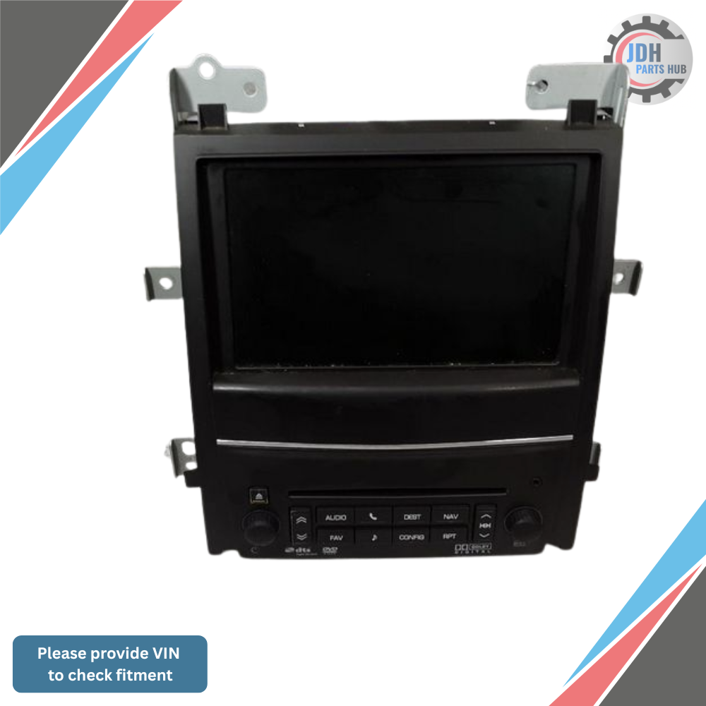 2011 Cadillac Escalade AM-FM-stereo-D<wbr/>VD-navigation Radio Receiver Display GMQ — view 1