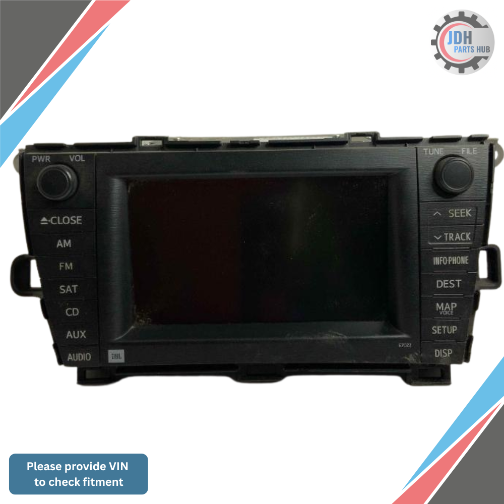 2010–2011 Toyota Prius Display Screen Dash Mounted Navigation Satellite OEM — view 1