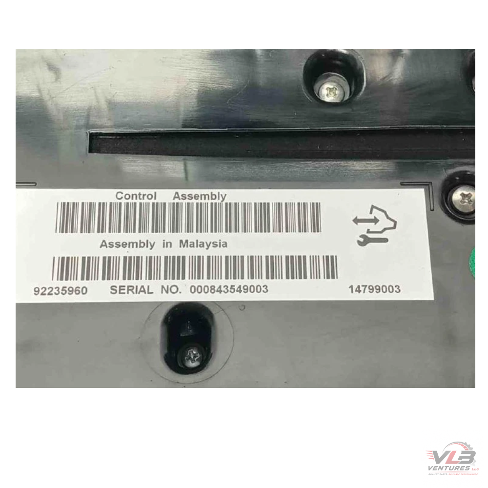 2010–2012 Chevrolet Camaro Radio Control Panel KA1 OEM — view 2