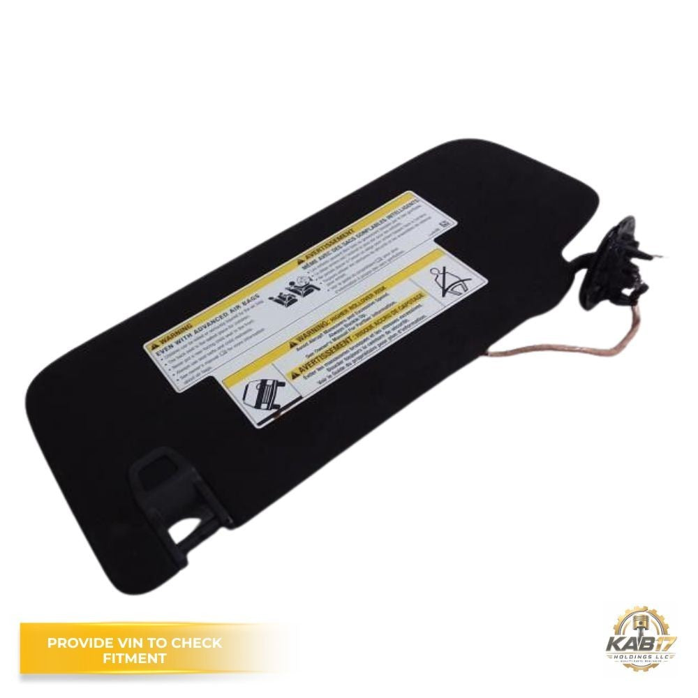 2019–2024 Cadillac XT4 RH Passenger Sunvisor Sun Visor with Mirror & Light OEM — view 2