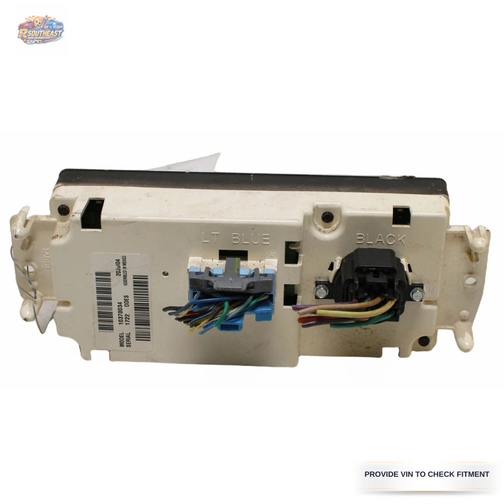 2005–2007 Chevrolet Silverado 1500 Climate AC Heater Temperature Control OEM — view 2