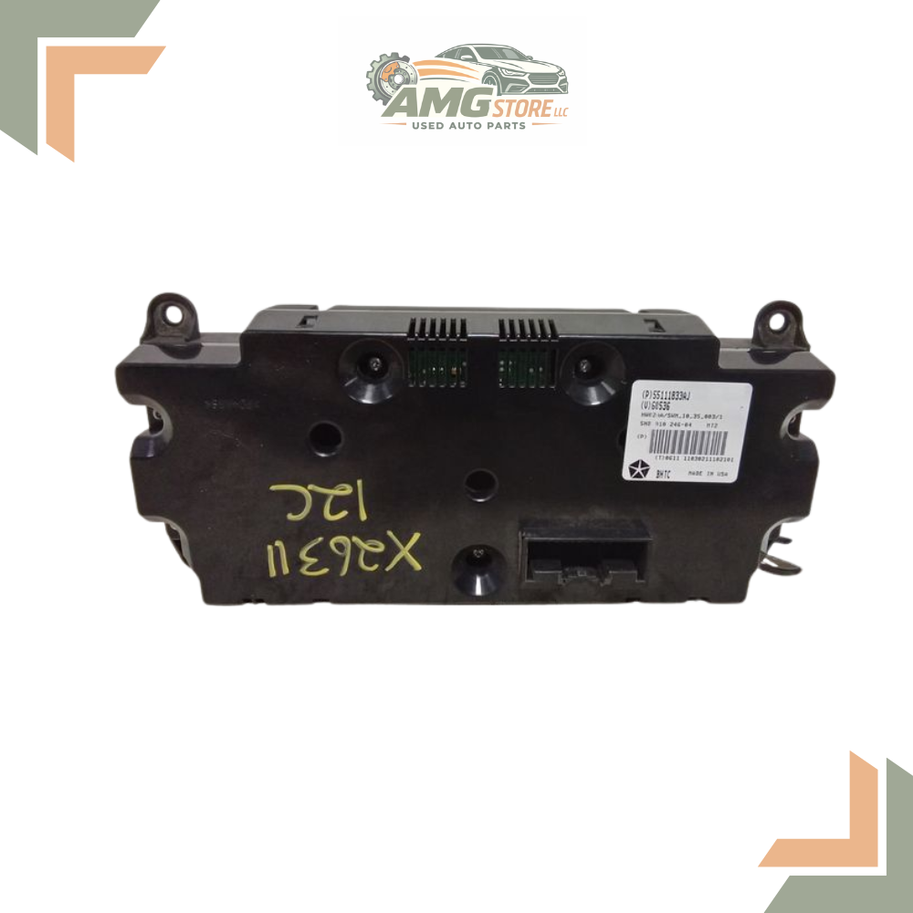 2011–2013 Jeep Grand Cherokee A/C Heater Climate Manual Temperature Control OEM — view 2