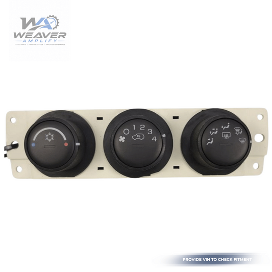 2006–2008 Hummer H3 Manual Climate AC Heater Temperature Control OEM — view 1