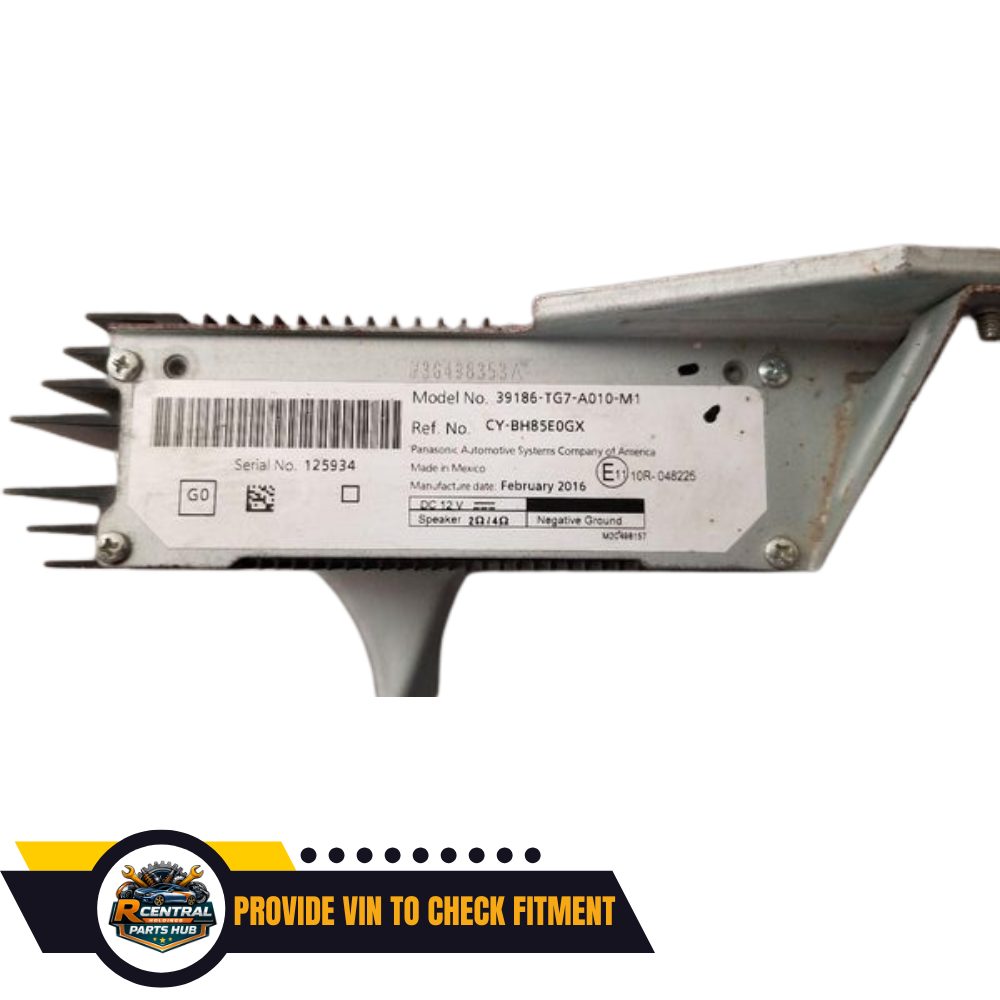 2016–2020 Honda Pilot Radio Amplifier RH Kick Panel ID 39186TG7A01 OEM — view 5