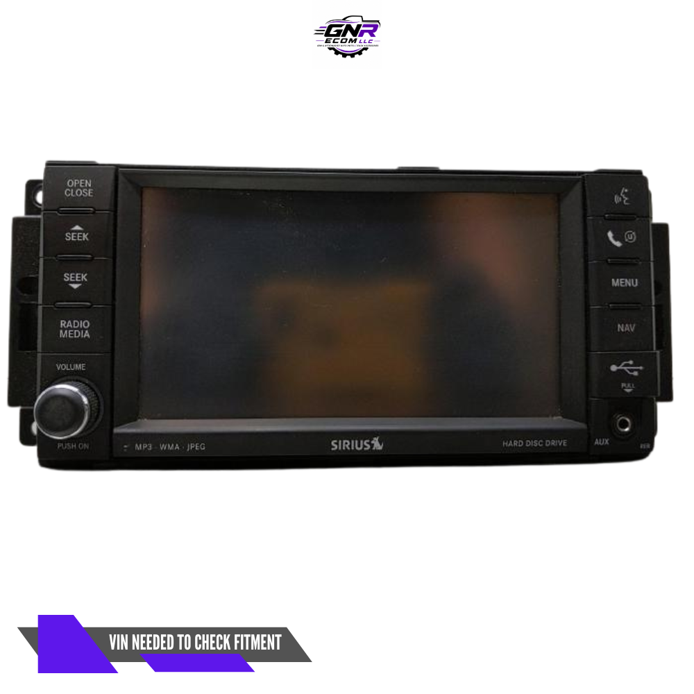 2008 Jeep Wrangler Radio Receiver Navigation With Display Screen OEM 08 — view 1