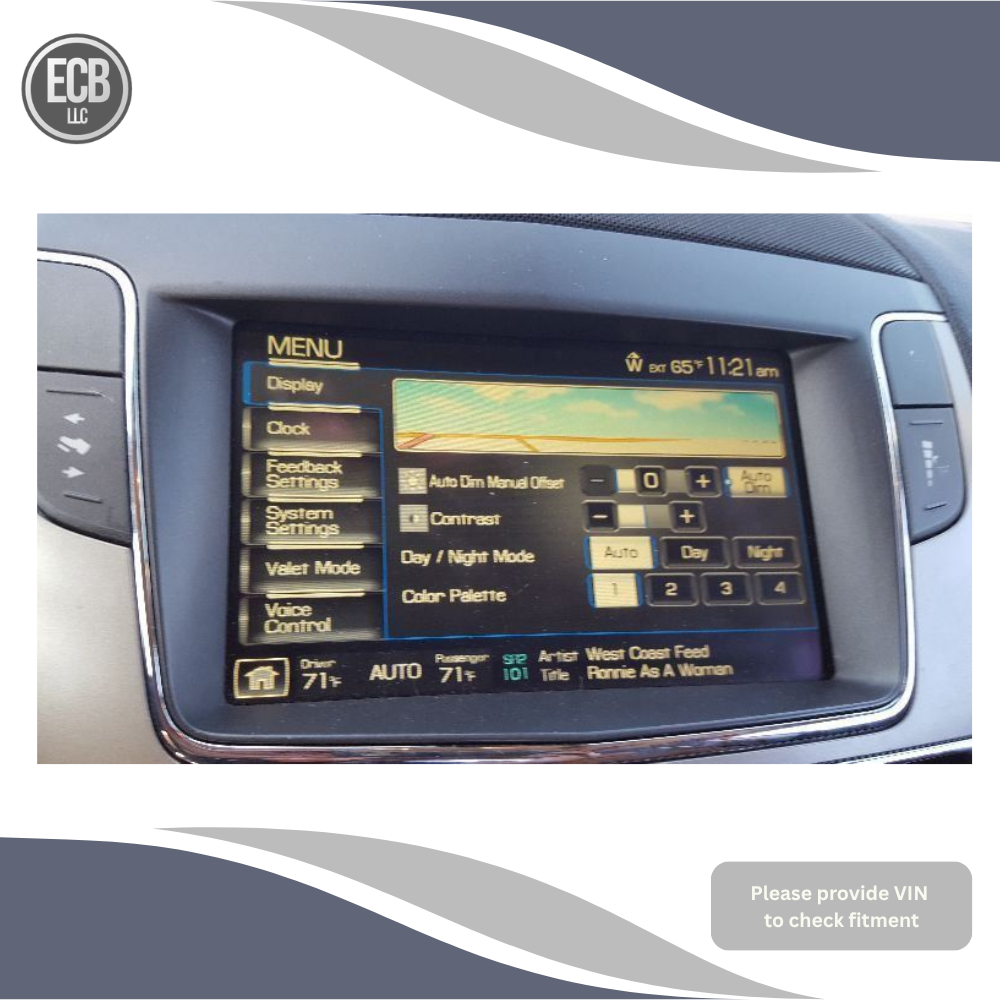 2010 Lincoln MKT Radio Navigation Information Display Screen OEM — view 4